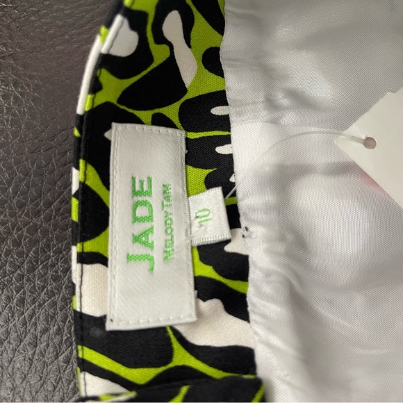 NWT Jade Melody Tam Leopard Print Skirt with Sequin Detailing Women's Size 10 - Picture 4 of 11